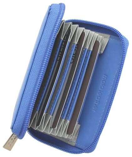 Porte-cartes en cuir Mala Origin Collection 552_5 Myrtille RFID