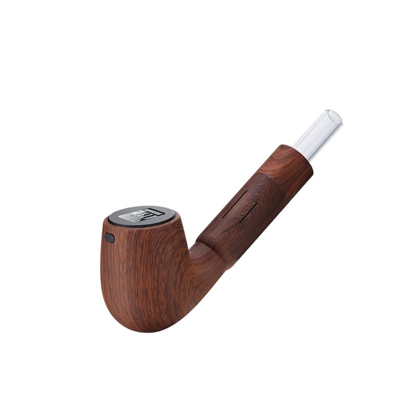 KinZon Vaporizzatore Jupiter Retro Pipe per erbe secche, schermo OLED 0.66' con vibrazione,...