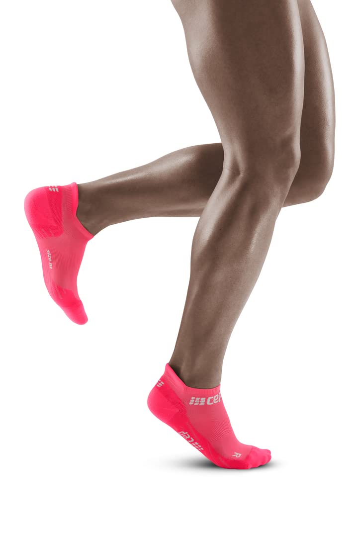 CEP THE RUN NO SHOW LAUFSOCKEN HERREN – extra kurze Laufsocken mit rutschfestem Sitz, Smart Dry Material und passgenauer Form – Kompressionssocken für Training und Wettkampf
