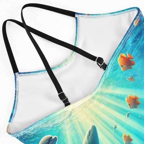 Underwater World Sealife Bathing Suits for Girls Swimsuit Summer Beach Swimwear One Piece Swimsuits4