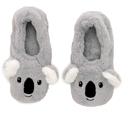 Puckator WARM74 Heated Slippers Cotton/Lavender Seed/Polyester/Wheat, Multi-Colour, One Size