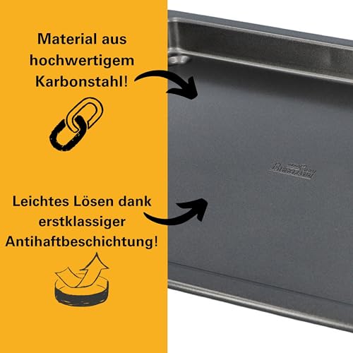 Plaque de cuisson réglable anti-adhésive extensible 36x33 cm Birkmann Easy Baking - 4