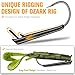 Dovesun 12PCS Ozark Rig Weedless Jig Heads for Bass Fishing Weedless Hooks, 3/0 Texas Rig Hooks Jig Heads for Saltwater & Freshwater 3/8 OZ