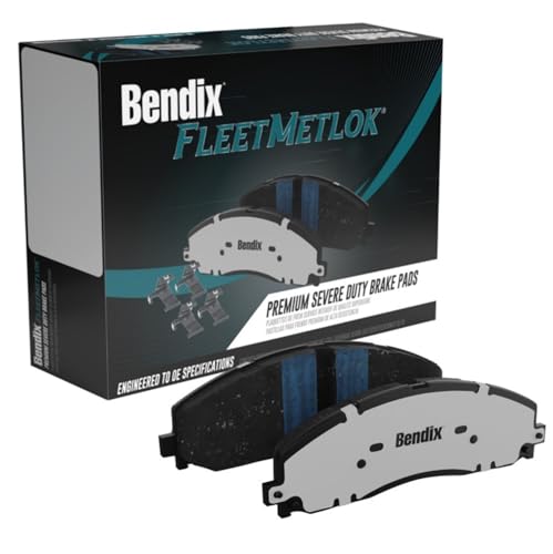 Image of Bendix Fleet Metlok MKD2280FM Semi-Metallic Rear Brake Pads for Ford E-Transit 2023-2022, Transit 2020, Transit-150 2023-2020, Transit-250 2023-2020, Transit-350 2023-2020, Transit-350 HD 2023-2021