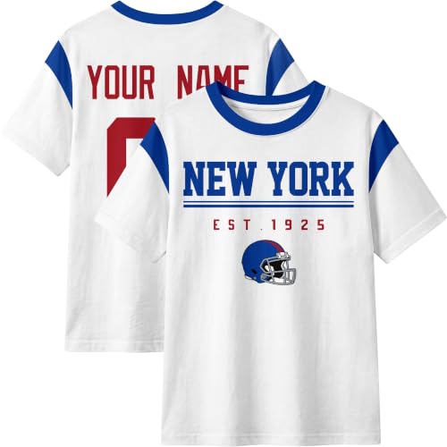 Image of T-Shirt Custom Crewneck Short Sleeve for Men Gifts | Custom T-Shirt Personalized Name and Number