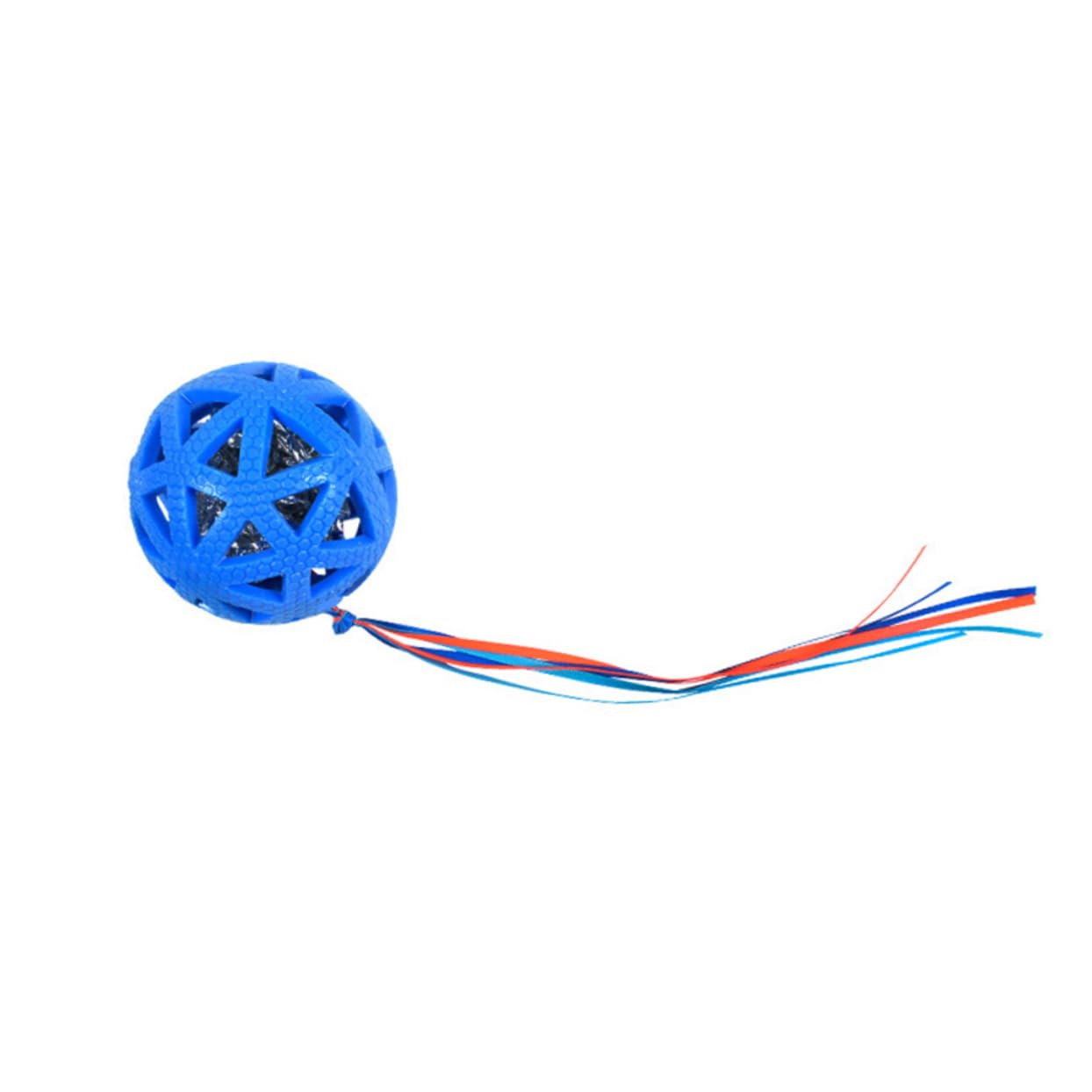 LIOOBO Funny Cat Sound Paper Ball Blue Pet for Mental Stimulation Play Durable Design Engaging Cat Teaser for Healthy Playtime