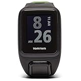 Tom Tom Runner 3 Cardio - Reloj Deportivo, Color Negro/Verde, Talla L