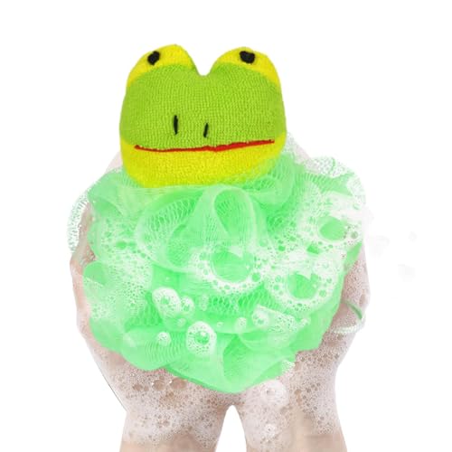 Loofah For Kids | 10x15cm Cute Cartoon Animal Shape Body Sponges For Shower - Quiick Drying Mesh Bath Ball Gentle Shower Sponge 