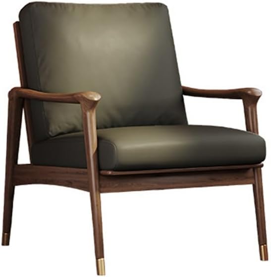 Single Sofa Chair Living Room Solid Wood Balcony Leisure