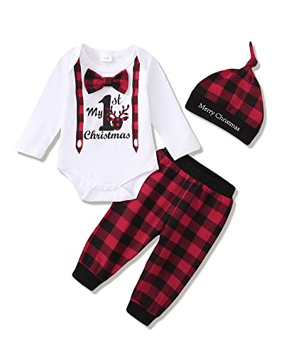 Image of NZRVAWS Newborn Baby Boy Clothes Outfits Letter Prined Romper Pants Set Baby Boy Clothing 0 3 6 9 12 18 Months