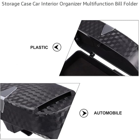 RKPSP Black Sunglass Case Attach With Sun Visor For Car/Home/Office-138 2