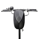 Plusieurs compartiments internes. Le porte-clés intégré permet de garder la sacoche de guidon bien rangée.