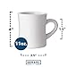 Serami Original 11oz White Diner Coffee Mug Set - Ceramic Mugs Great for Kitchen Set, Travel, and Hot Tea, Retro Waffle House Farmhouse Mug with Handle, Heavy Duty Coffee Cups (4 Pack)