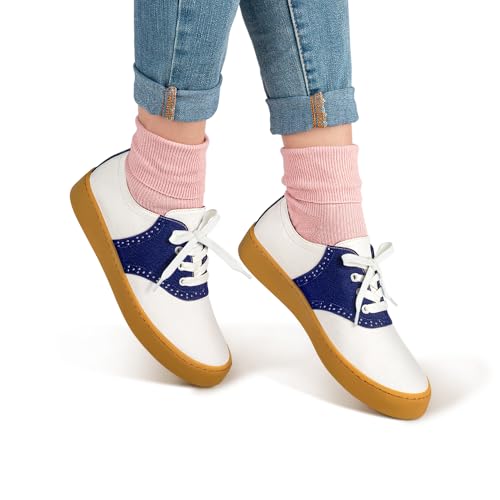 Image of Hot Chocolate Design All-Day Women's Lace-Up Sneakers | Canvas Upper, Cushioned Footbed with Arch Support, Flexible Rubber Outsole, Vegan Construction, Casual Everyday Sneakers