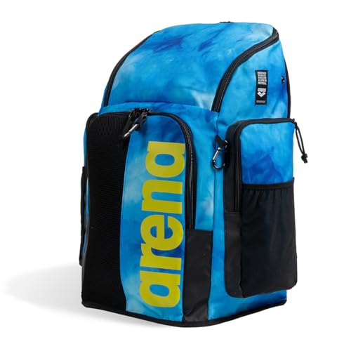 Image of ARENA Spiky III Backpack 45 Swimming Athlete Sports Gym Rucksack Large Training Gear Equipment Swim Bag for Men and Women, 45 Liters, Blue /Multi