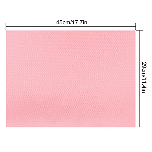 Psiso 8 Pcs Refrigerator Mats, Eva Refrigerator Liners For Shelves Washable Can Be Cut Fridge Shelf Liner Waterproof Fridge Pads Mat Drawer Table Placemats, Pink/2 Green/3 Blue/3 #TOP4