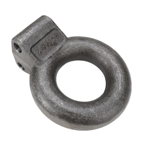FEXON 3 Inch Pintle Hitch Lunette Ring 24000Lbs for Channel Bracket Mount Trailer