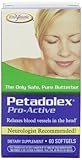 Enzymatic Therapy Petadolex Pro-Active Blood Vessel Health with Patented Butterbur, 60 Softgels, Pack of 3