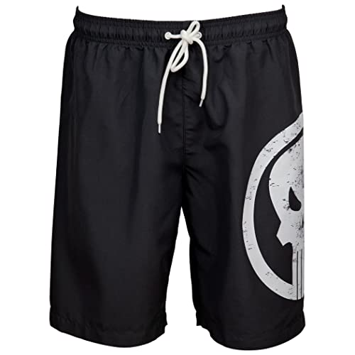 Marvel Comics The Punisher Skull Symbol Board Shorts3