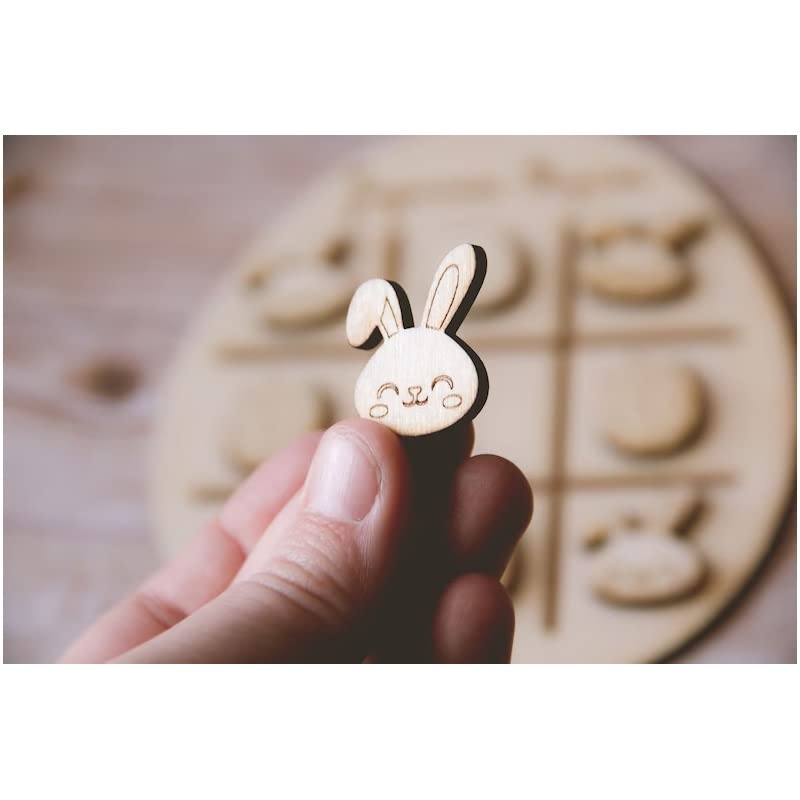 AZJAKE Easter Wooden Toys, Easter Children's Game Board, Children's Puzzle Interactive Game Board, Fine Motor Skill… - Image 3