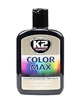 K2 Colour Max Car Paint Polish Cover Scratches Enhance Shine Restorer - BLACK