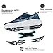 Imagen de Geococcyx Zapatillas Running Hombre Puntera Ancha Zapatos de Deportivas Transpirables para Correr Azul 43 EU