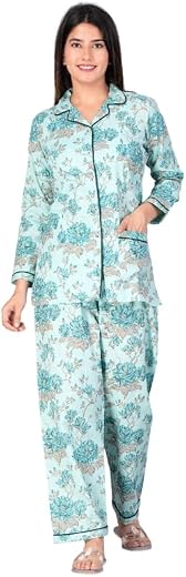 Nightwear Night Sleeping Suit Set Coordinated Outfit