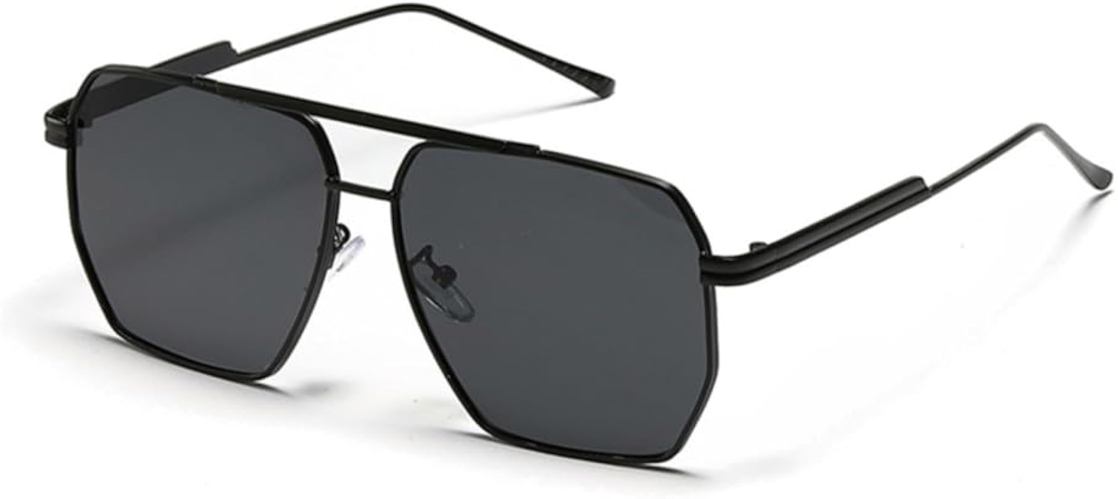 HPIRME big frame sunglasses for men metal double bridge sun