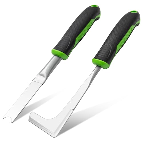 Shark-Tuff 2-Piece Weed Remover Tool Set for Patio & Garden - Heavy...