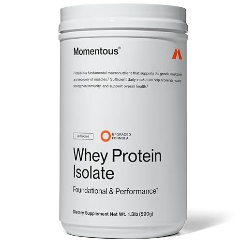 Momentous Essential Grass-Fed Whey Protein Powder - 20 g Whey