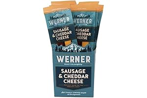 Werner Sausage & Cheddar Cheese Sticks: Savory Meat & Cheese Treat