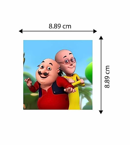 Image of Fridge Magnet MotuPatlu258 Cartoon Decorative Printed Magnets for Refrigerator & Almirah