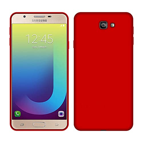 Image of Case Creation Luxurious OG Series for Samsung J7 Prime 2 Case Cover,Anti-Dirty Slim Case Frosted Matte Candy TPU Raised Bezel (Splash of Color) Back Cover for Samsung Galaxy Note10 - Glamour Red