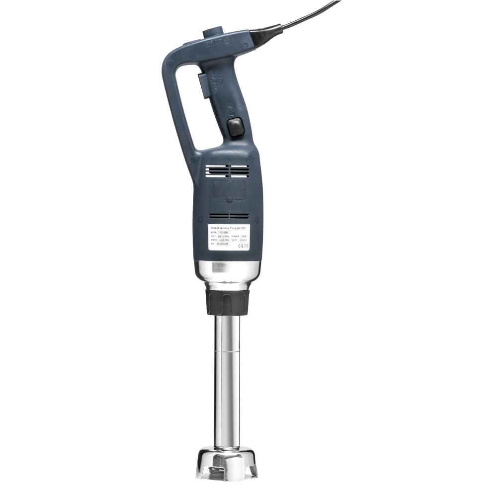 Batidora de mano | Longitud del brazo 25 cm | Ideal para sopas, salsas, pastas y cócteles | Apta para ollas de hasta 10 l | 20.000 rpm | Robusta carcasa de plástico | Potencia 350W