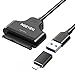 Produktbild USB 3.0 Zu SATA Adapter Konverter für 2,5 Zoll Festplatten Laufwerke SSD/HDD, 20cm, USB 3.1 (Typ-C) zu SATA