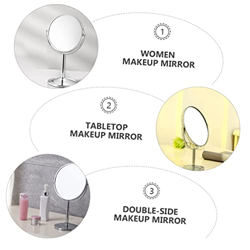 Espejo de maquillaje de doble cara con aumento 10x miniatura 7