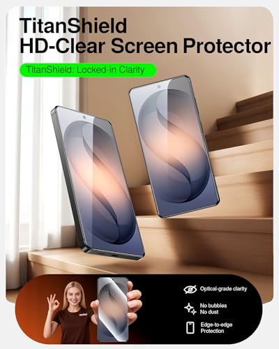 SMARTDEVIL 3 Pack Screen Protector for Samsung Galaxy S26 Plus Ultrasonic Fingerprint Anti-Shatter 9H Tempered Glass Easy Install - image 2