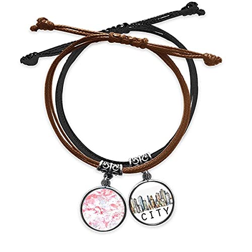 Bracelet cuir Sidi la littérature Moderne : l'accessoire en corde marbre pour votre look quotidien