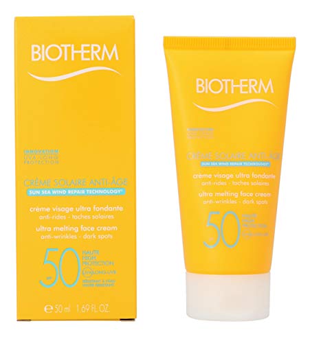 Biotherm Creme Solaire, SPF 50 UVA/UVB Melting Face Cream, 1.69 Ounce