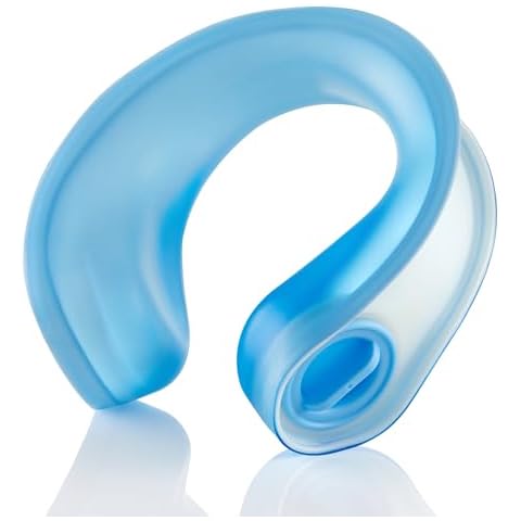 samply Neck Ice Pack Wrap for Shoulders, Reusable Cold Packs for Injuries, Swelling and Pain Relief, Wearable Neck Cooler Towels for Hot Weather, Blue Cover