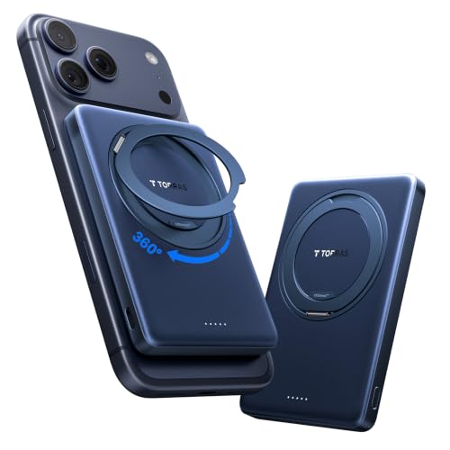 Image of TORRAS Ostand MiniMag 5000mAh Slim Magnetic Battery Pack with 360 Stand