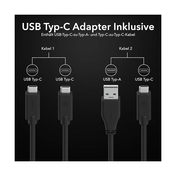 Sabrent Portable SSD 2TB, Festplatte extern NVMe, USB 3.2 Gen 2, 1500 MB/s Lesen, USB C Kabel enthalten, Externe M.2 SSD Aluminiumschale, schwarz (SB-2TB-NAV2) – Bild 6