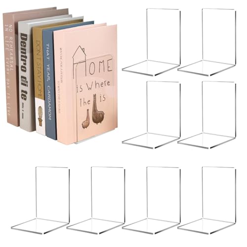 Serre-Livres Transparents en Acrylique robustes pour maintenir les livres - 6