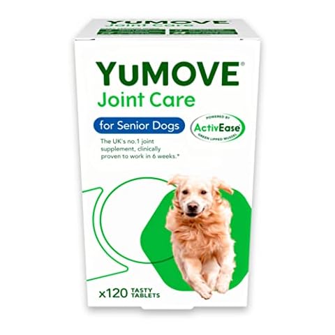 YuMOVE Senior Dog | High Strength Joint Supplement for Older, Stiff Dogs with Glucosamine, Chondroitin, Green Lipped Mussel | Aged 9+ | 120 Tablets Cover