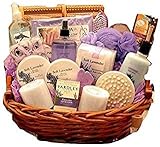Luxurious Lavender Deluxe Spa Bath and Body Basket