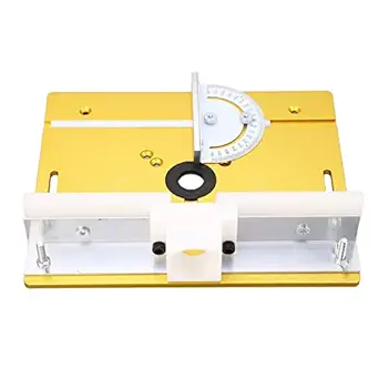 Router Lift System Full Installation Set, Clear Scale Widely Used No Rusting High Durability Router Lift for DIY Enthusiasts for Electric Trimming (Gold)