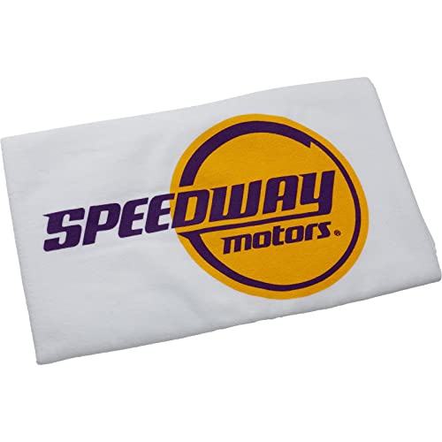 Speedway Motors Cotton Beach Towel, White