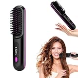 Utilisable partout, parfait cadeau : Que ce soit lors d'un voyage, d'un rendez - vous ou d'une sortie, cette brosse lissante vous permet de créer rapidement une coiffure parfaite. c'est le cadeau idéal pour Noël, la fête des Mères ou les anniversaires.