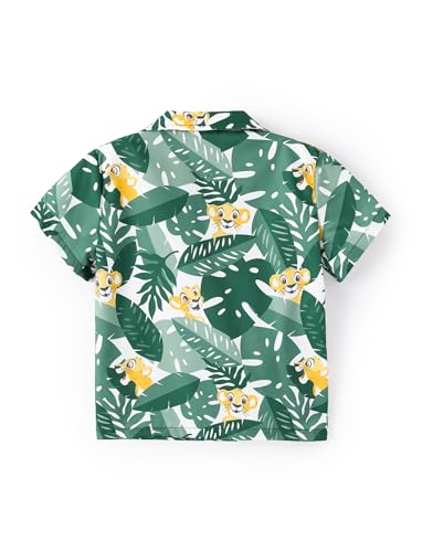 Image of Disney Marvel Spiderman Cars Stitch Star Wars Mickey Boys Hawaii Shirt Button Up Dress Shirts Short Tropical Shirt Kids 2-13Y
