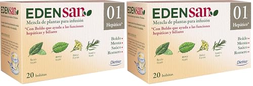 Dielisa EDENSAN 01 HEP 20 Filtros (Paquete de 2)
